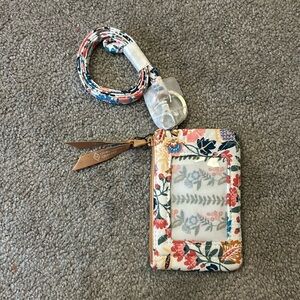 Vera Bradley Lanyard and Wallet